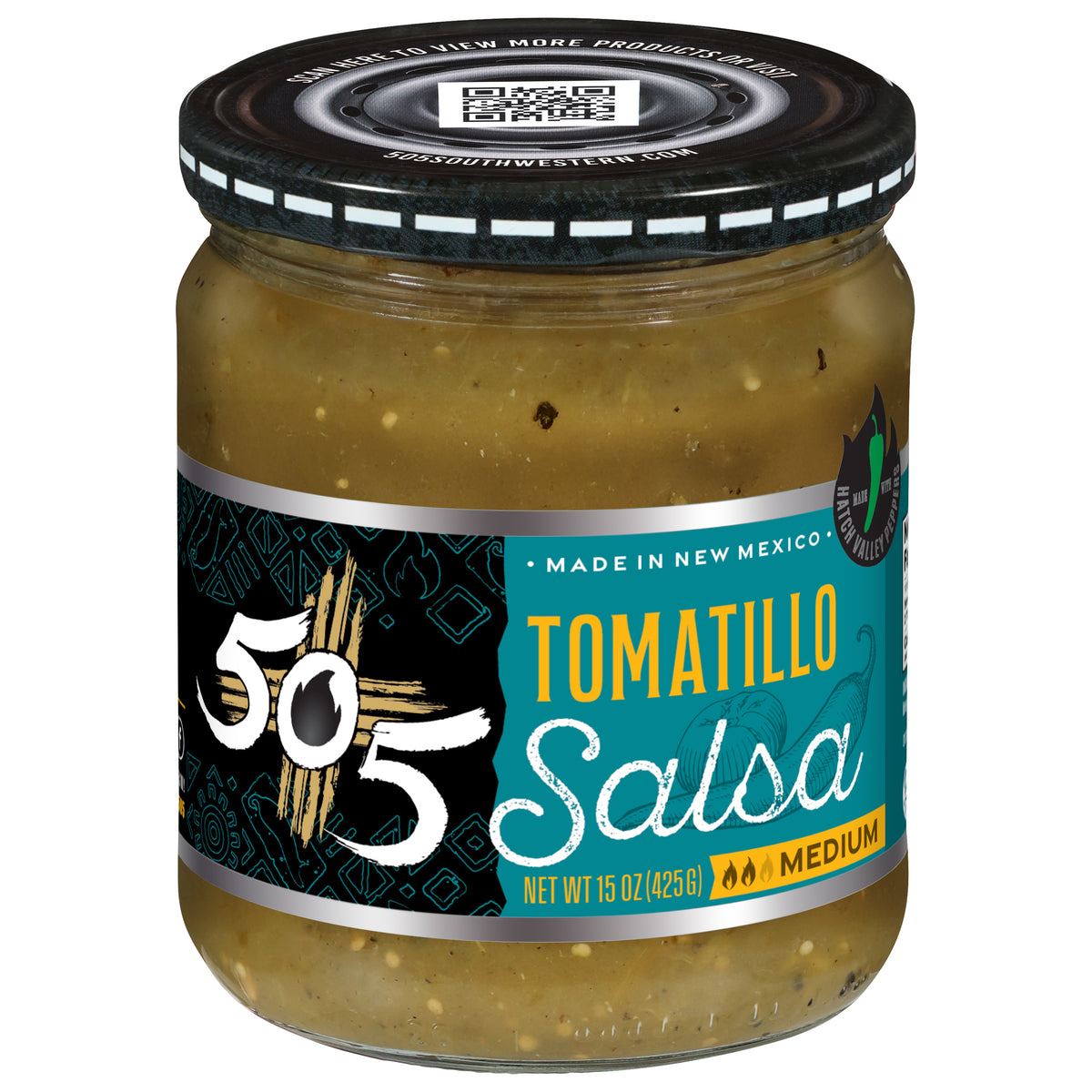 レスリー・セイヤ　サウサリート Sausalito 505SW™ Tomatillo and Medium Roasted Green Chile Salsa – 505