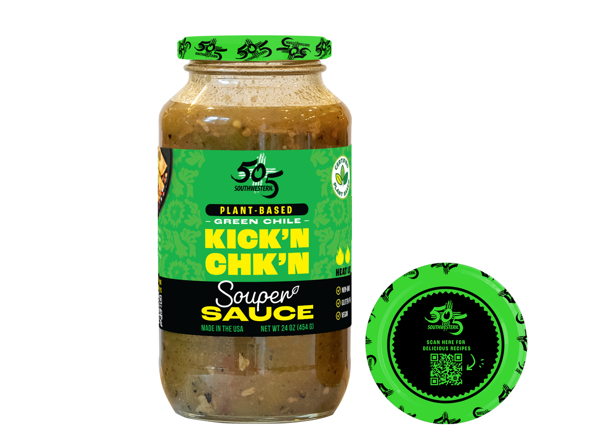 505SW™ Plant-Protein Hatch Valley Souper Sauce – Kick'n Chk'n 24oz