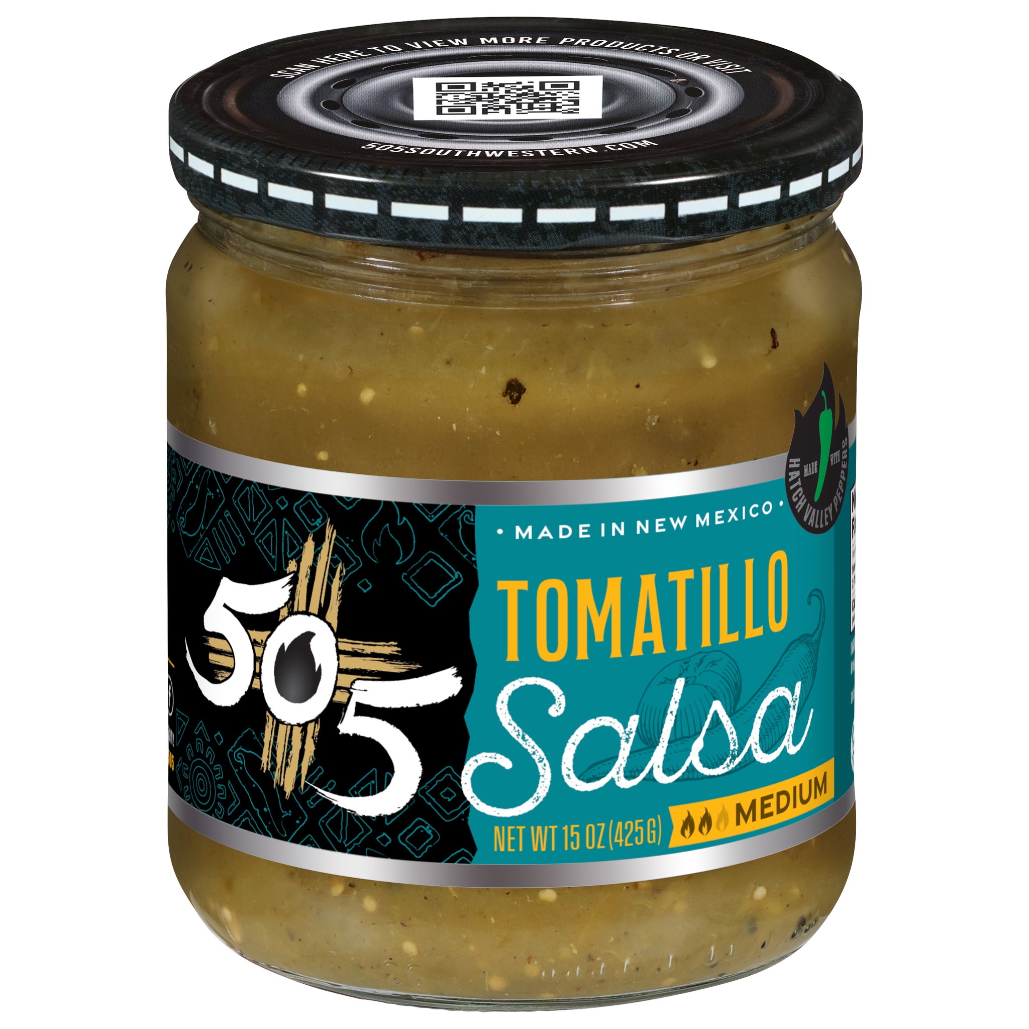 505SW™ Tomatillo and Medium Roasted Green Chile Salsa – 505