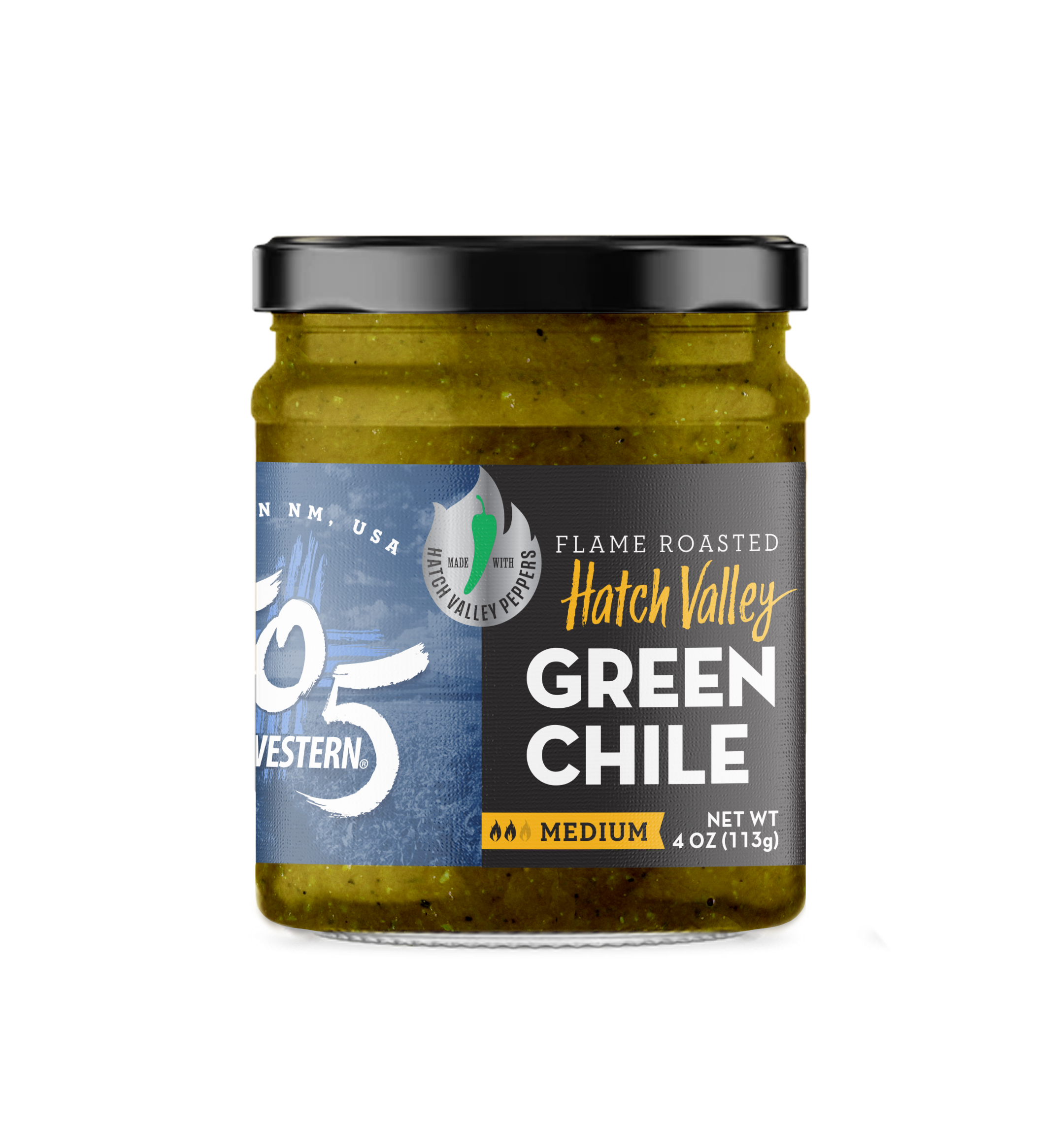 505SW™ Hatch Valley Roasted Green Chile 4oz - Medium