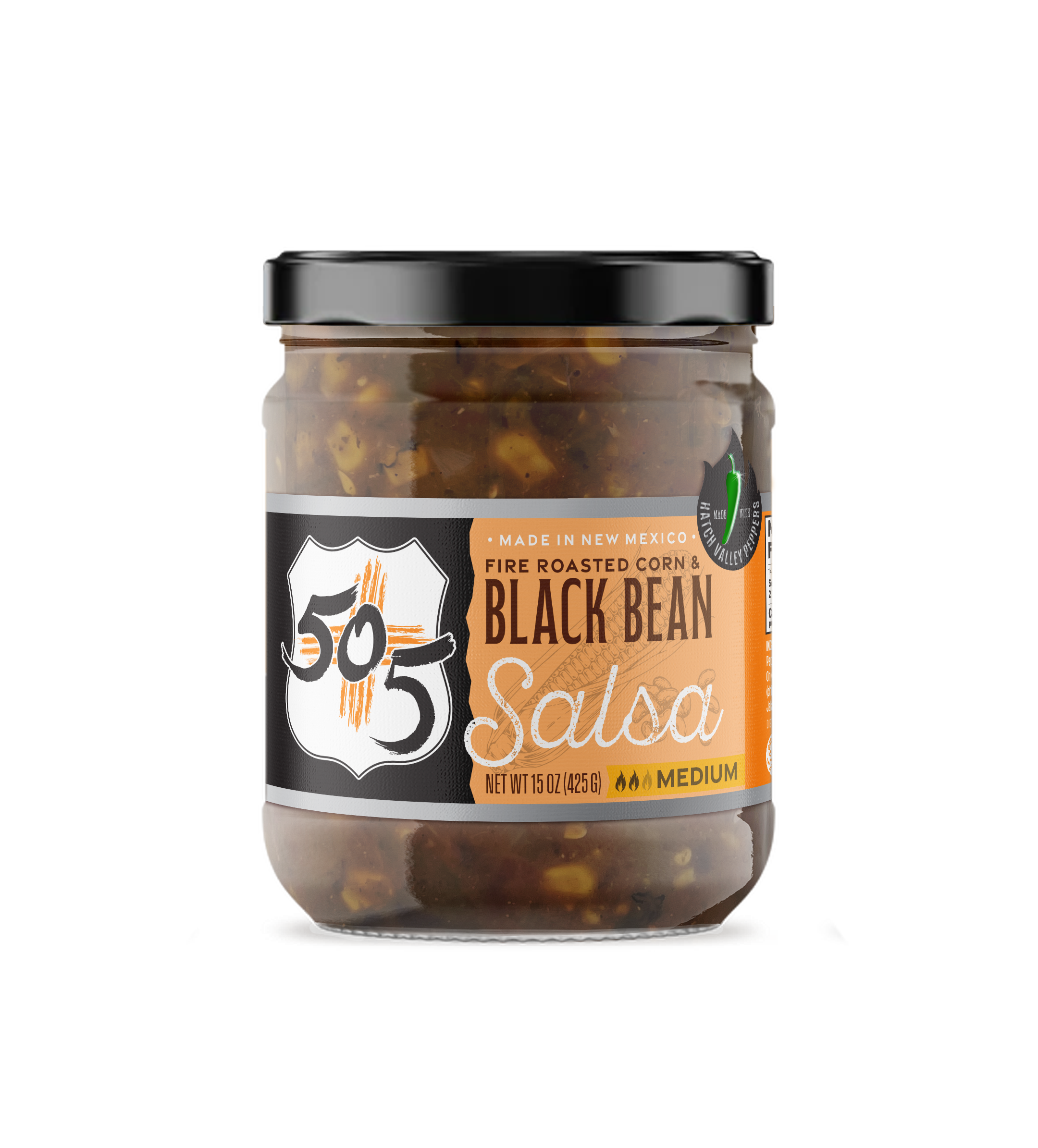 505SW™ Black Bean & Corn Medium Salsa