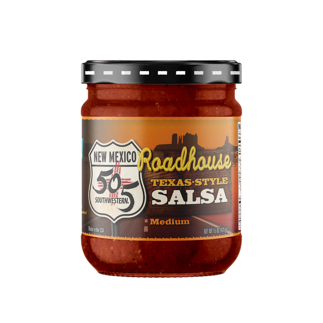 505SW™ Roadhouse Texas Style Salsa 15oz - MEDIUM - 4 Pack Case