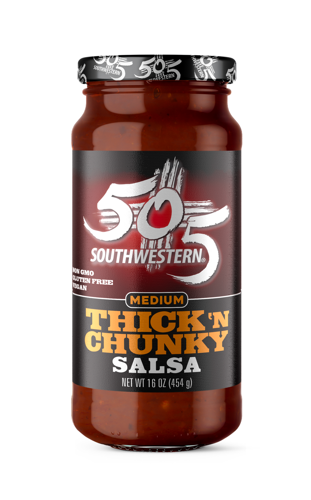 505SW™ Thick 'N Chunky Salsa 16oz - MEDIUM - 6 Pack Case