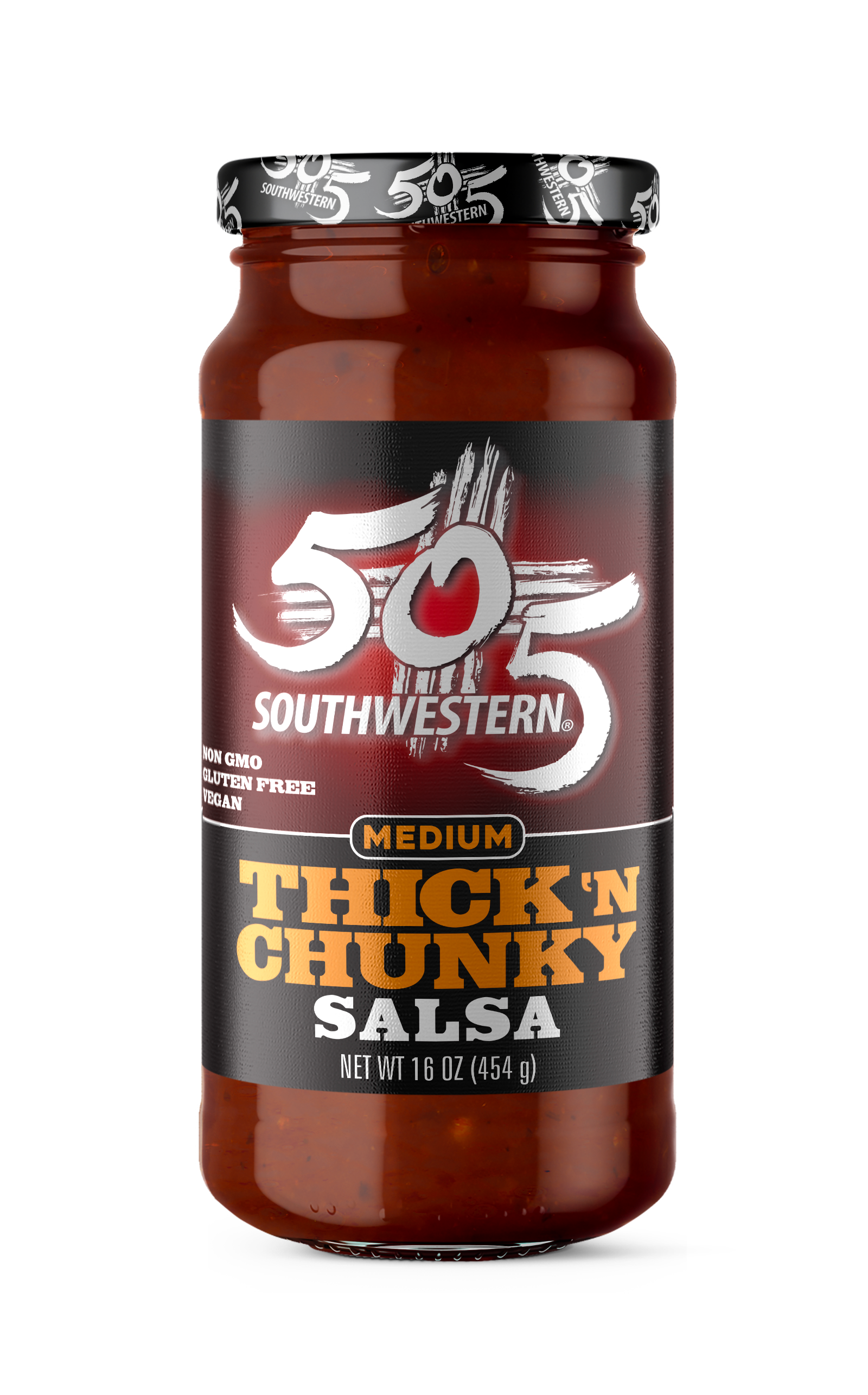 505SW™ Thick 'N Chunky Salsa 16oz - MEDIUM - 6 Pack Case