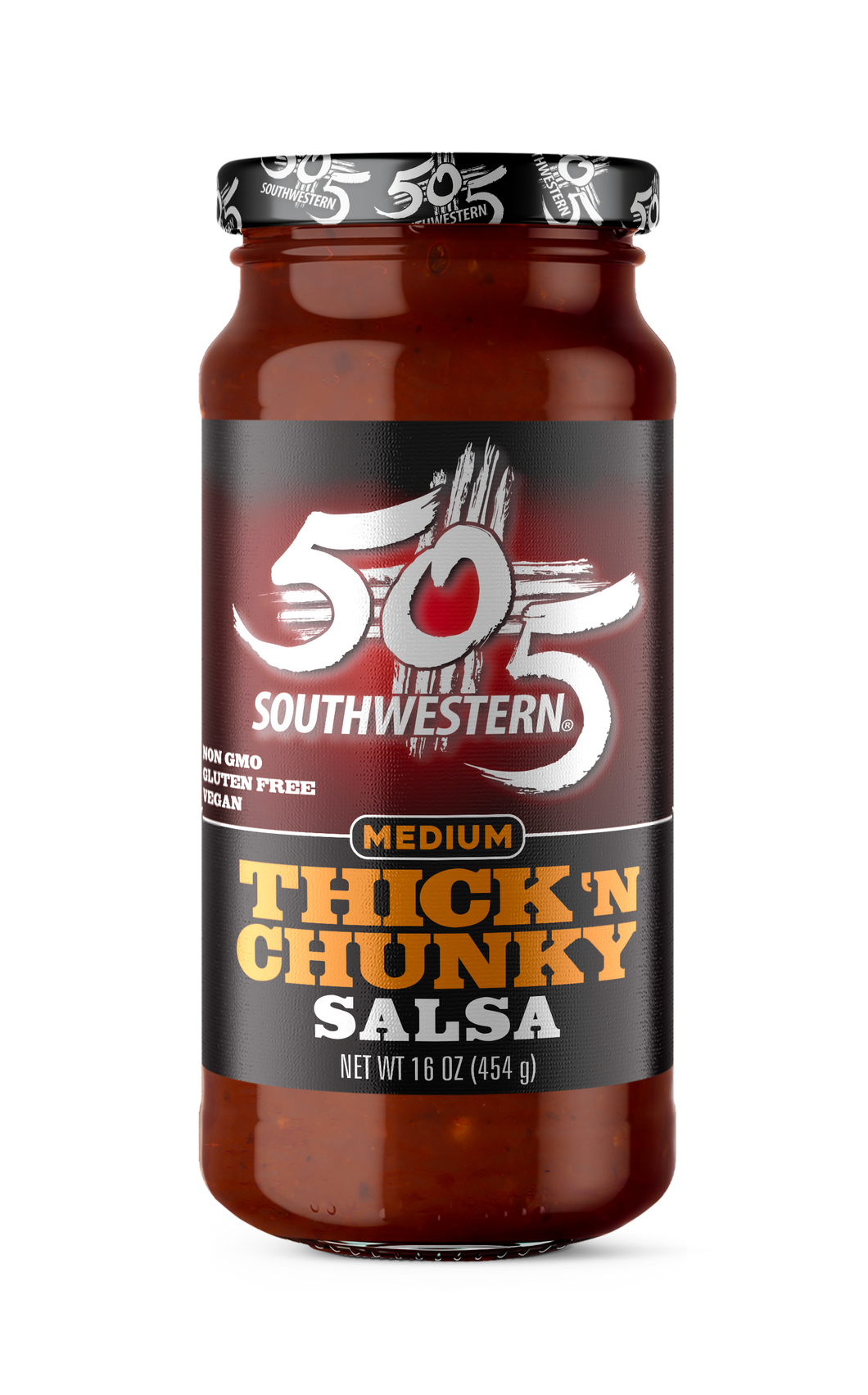 505SW™ Thick 'N Chunky Salsa 16oz - MEDIUM - 6 Pack Case