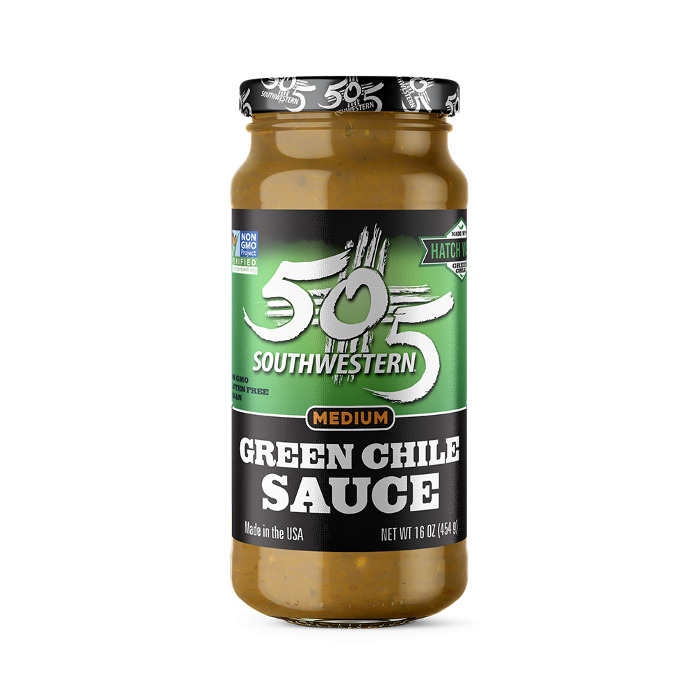 505SW™ Hatch Valley Green Chile Sauce 16oz - MEDIUM - 6 Pack Case