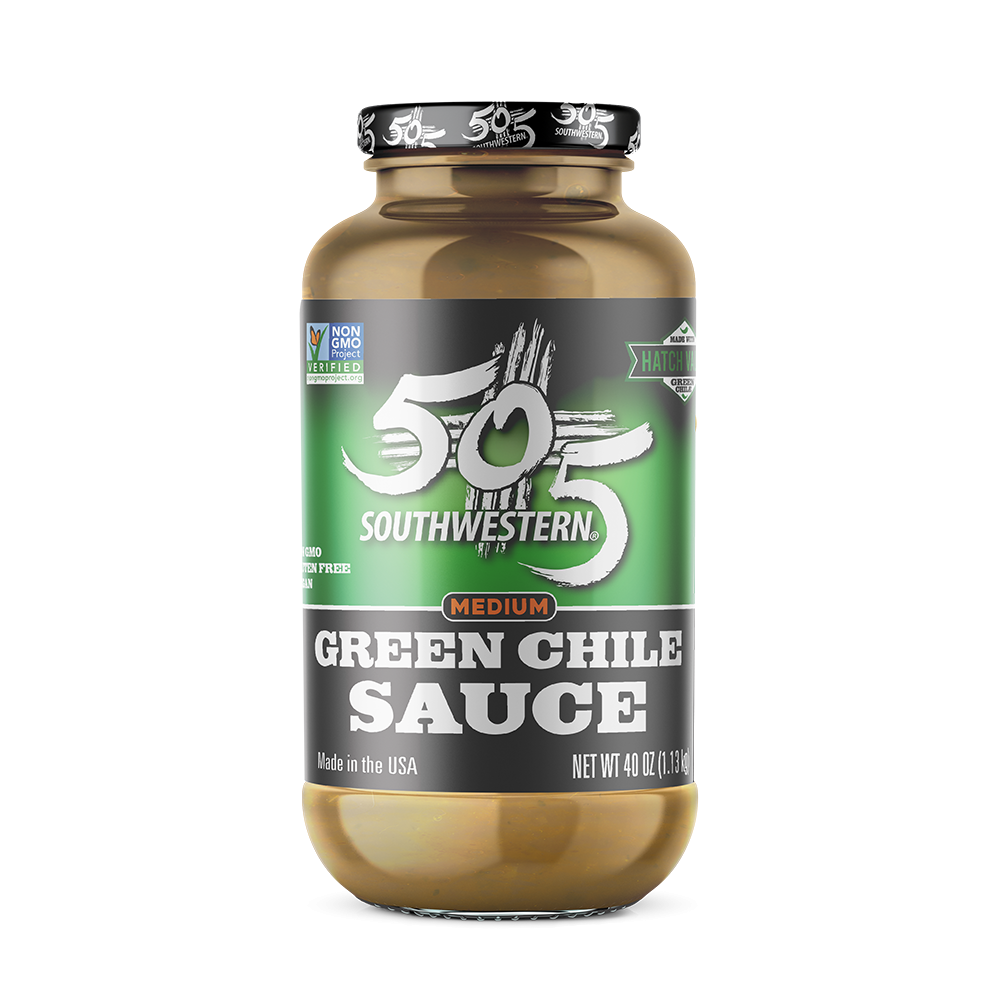 505SW™ Hatch Valley Green Chile Sauce 40 oz - MEDIUM - 4 Pack Case
