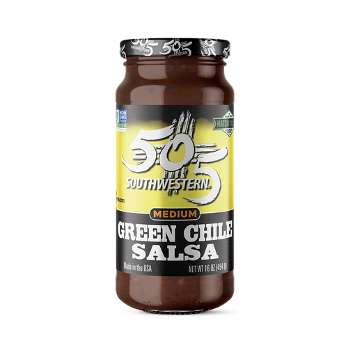 505SW™ Hatch Valley Green Chile Salsa 16oz - MEDIUM - 6 Pack Case