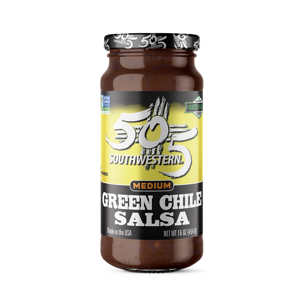 505SW™ Hatch Valley Green Chile Salsa 16oz - MEDIUM - 6 Pack Case 505SW™ Hatch Valley Green Chile Salsa 16oz - MEDIUM - 6 Pack Case