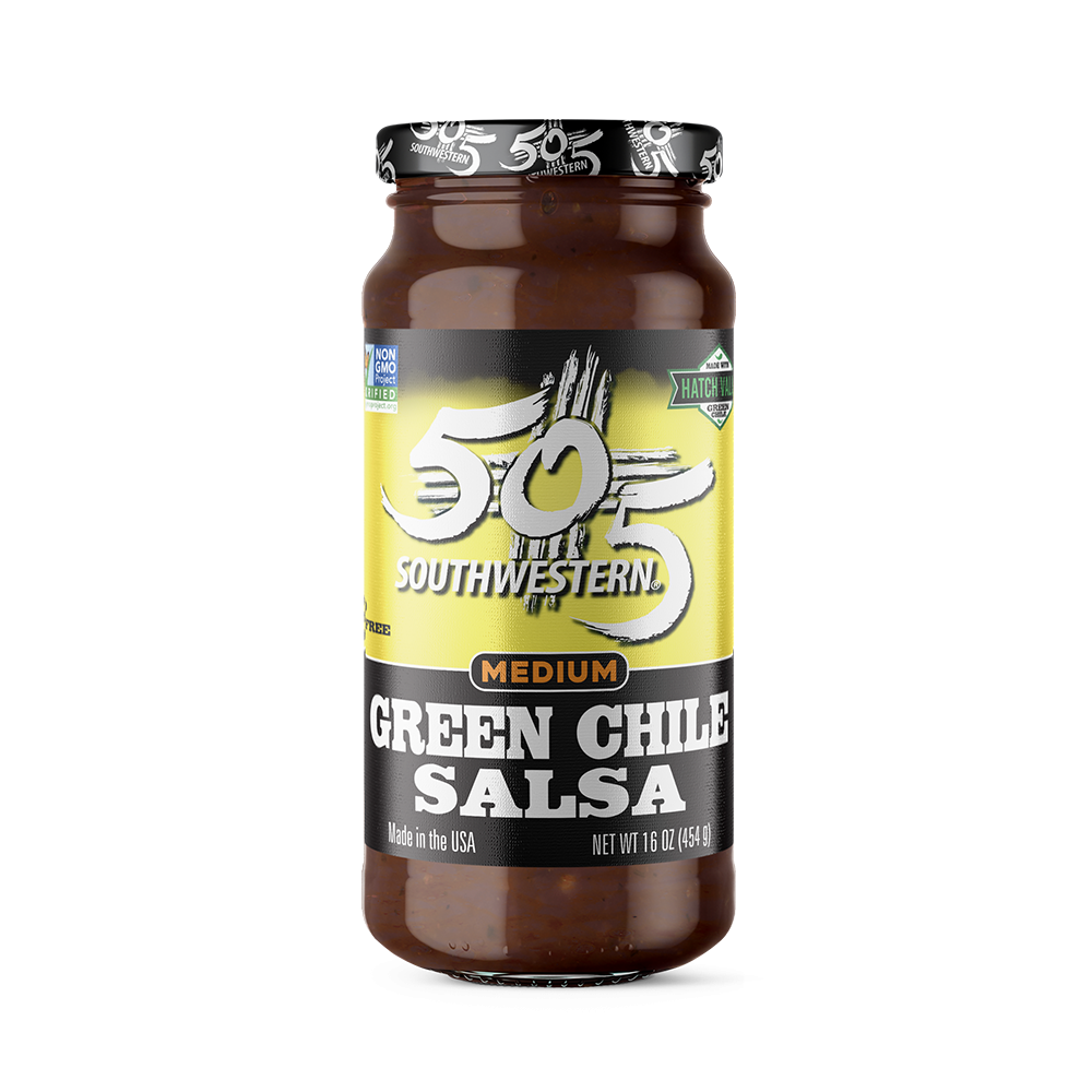 505SW™ Hatch Valley Green Chile Salsa 16oz - MEDIUM - 6 Pack Case