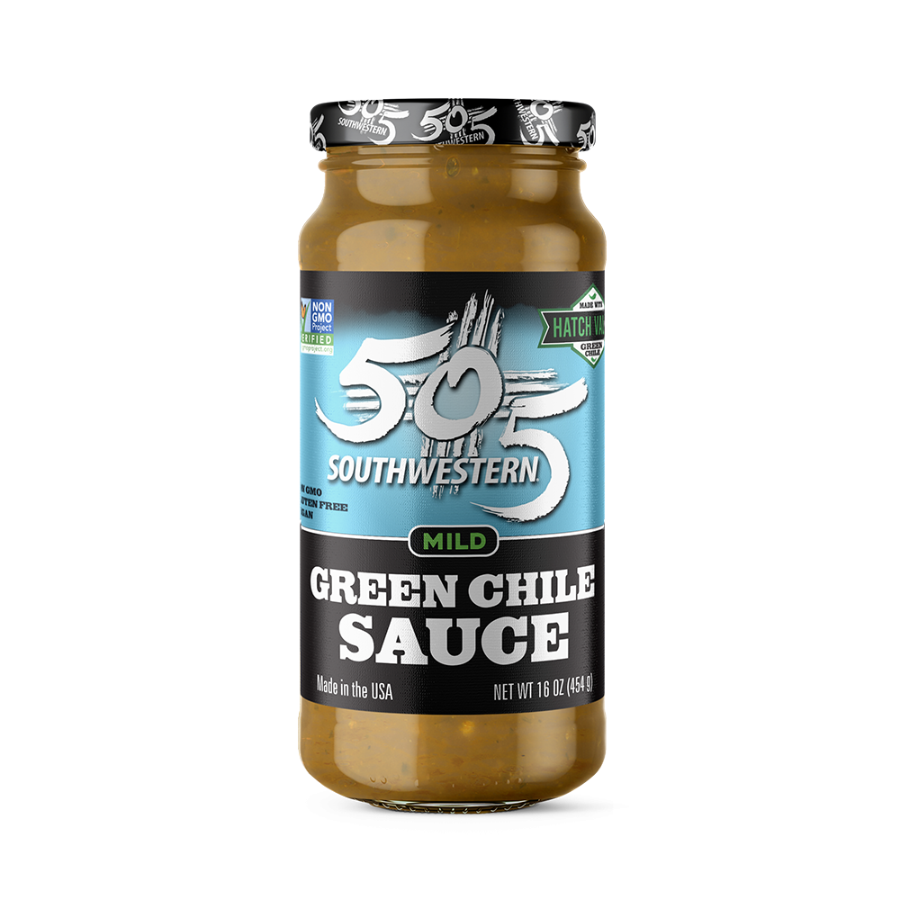 505SW™ Hatch Valley Green Chile Sauce 16oz MILD 6 Pack Case 505