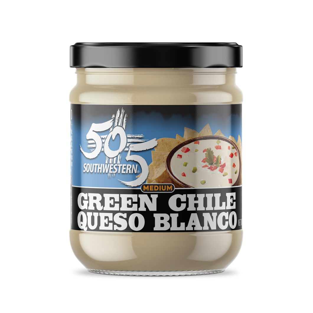 505SW™ Hatch Valley Green Chile Blanco Queso Dip 15oz - 4 Pack Case