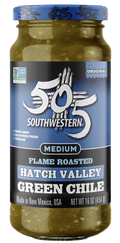 505SW™ Hatch Valley Roasted Green Chile - Medium 16oz - 6 Pack Case