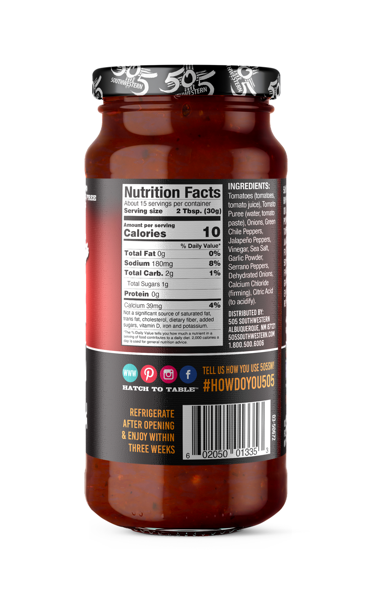 505SW™ Thick 'N Chunky Salsa 16oz - MEDIUM - 6 Pack Case – 505 505SW™ Thick 'N Chunky Salsa 16oz - MEDIUM - 6 Pack Case – 505