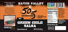 Load image into Gallery viewer, 505SW™ Hatch Valley Green Chile Salsa - 16oz - HOT - 6 Pack Case
