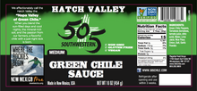 Load image into Gallery viewer, 505SW™ Hatch Valley Green Chile Sauce 16oz - MEDIUM - 6 Pack Case
