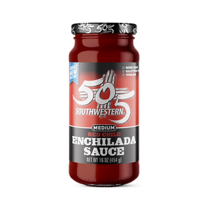 505SW™ Hatch Valley Red Chile Enchilada & Tamale Sauce 16oz - MEDIUM - 6 Pack Case