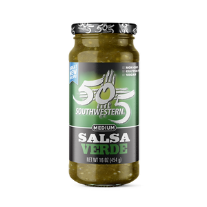 505SW™ Hatch Valley Green Chile Salsa Verde 16oz - MEDIUM - 6 Pack Case